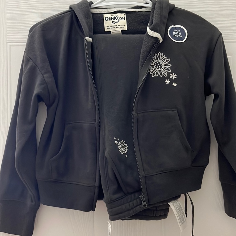 NWT OSHKOSH Midweight Fleece Jacket WITH PANTS , Size 7